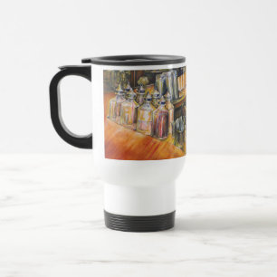 Mug De Voyage Idéographie de Lumière dorée