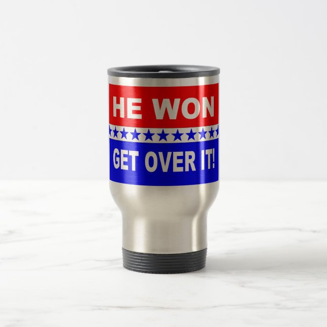 Mug De Voyage Il A Gagné À Le Surmonter ! (Centre)