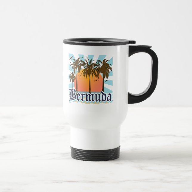 Mug De Voyage Île des souvenirs des Bermudes (Droite)