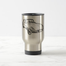 Illustration 1964 antique de voiture de sport de