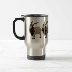 Mug De Voyage Illustration de chèvre de Markhor