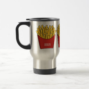 Mug De Voyage Illustration de frites