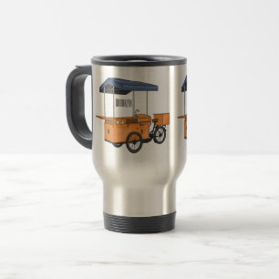 Mug De Voyage Illustration de la carotte de vélo