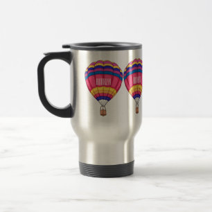 Mug De Voyage Illustration de la montgolfière