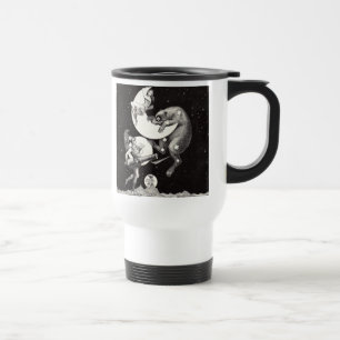 Mug De Voyage Illustration de la nuit du dieu de l'univers du ci