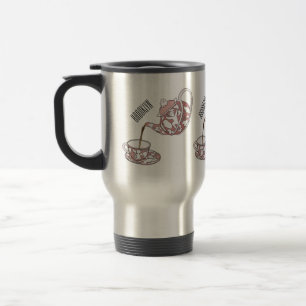 Mug De Voyage Illustration de la série Teacup