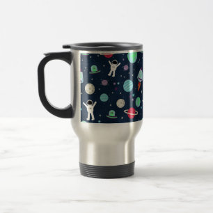 Mug De Voyage illustration de motif spatial