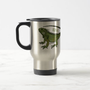 Mug De Voyage Illustration d'Iguana