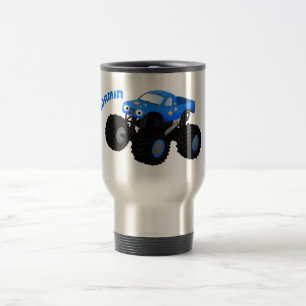 Mug De Voyage Illustration d'un camion monstre bleu mou