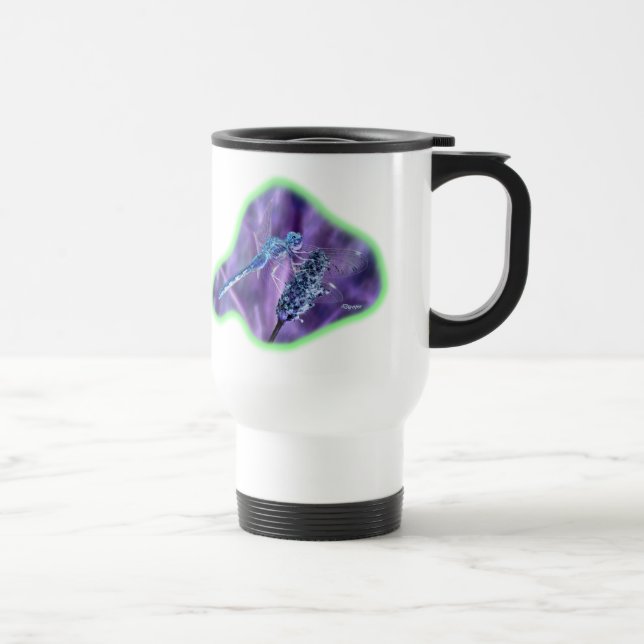 Mug De Voyage Image négative 02 de libellule (Droite)