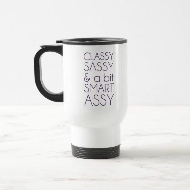 Mug De Voyage Impertinent chic et un Assy de Smart de peu (Gauche)