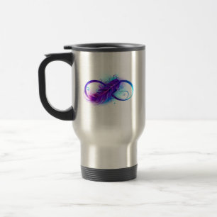 Mug De Voyage Infinity with purple feather