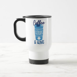 Mug De Voyage Infirmière Café Gants et Blouses 