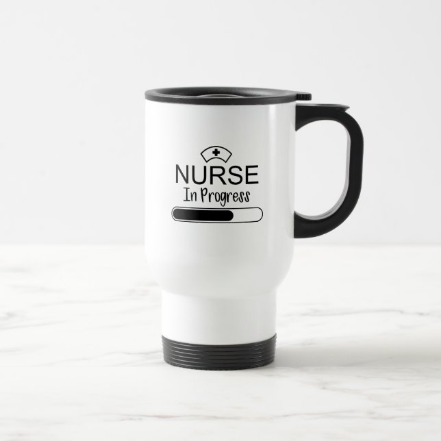 Mug De Voyage Infirmière en cours Voyage Mug (Droite)
