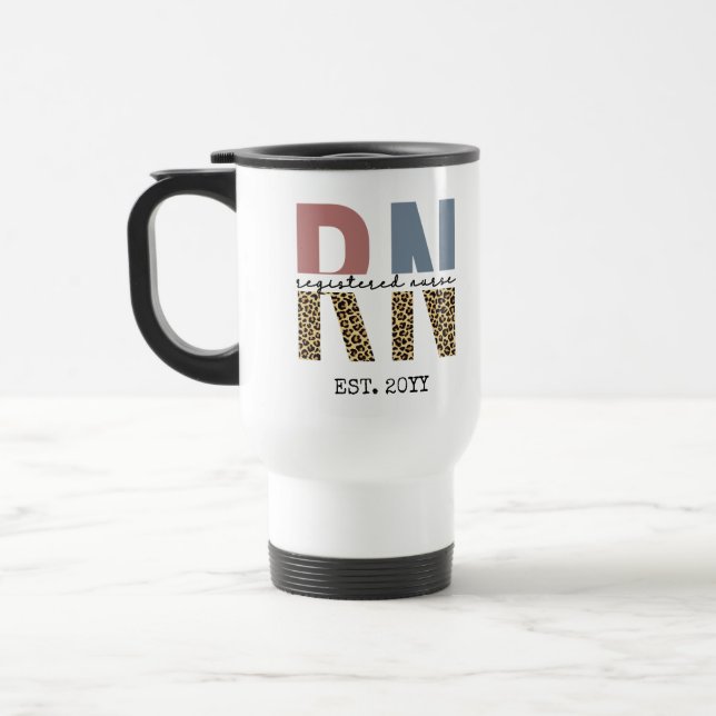 Mug De Voyage Infirmière inscrite à la RN Infirmière infirmière  (Gauche)