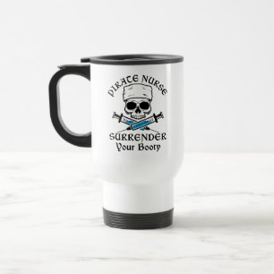 Mug De Voyage Infirmière Pirate Rendez Votre Butin