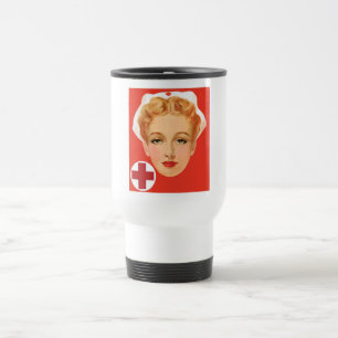 Mug De Voyage Infirmière vintage
