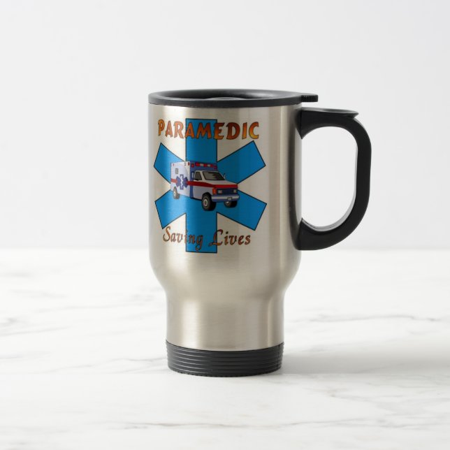 Mug De Voyage Infirmiers sauvant les vies (Droit)