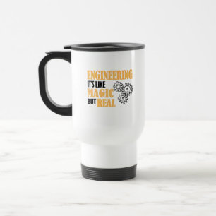 Mug De Voyage Ingénierie - C'est comme de la magie mais vraiment