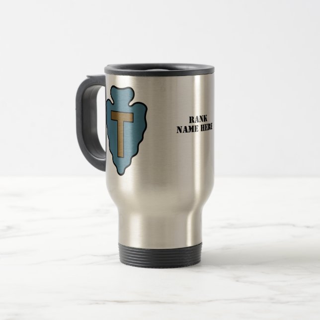 Mug De Voyage Insigne de la 36e division d'infanterie (Devant gauche)