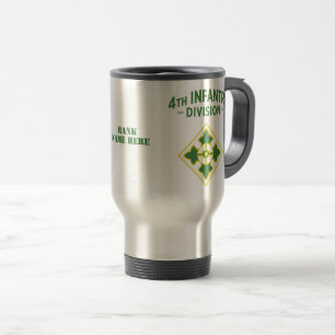 Mug De Voyage Insigne de la 4e division d'infanterie