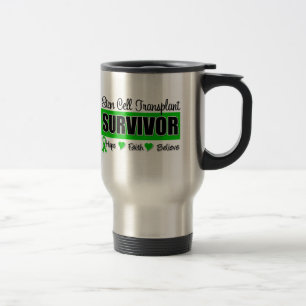 Mug De Voyage Insigne de survivant de greffe de cellule souche