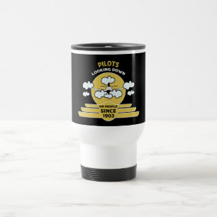 Mug De Voyage instructeur de vol Flying School Diplômé Pro