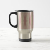 Jacquard rose moderne moyen siècle Voyage Commutat