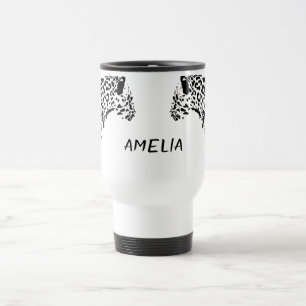 Mug De Voyage Jaguar noir personnalisé