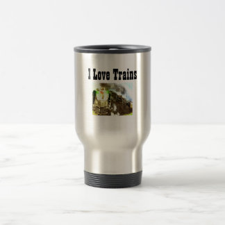 Mug De Voyage J'aime des trains