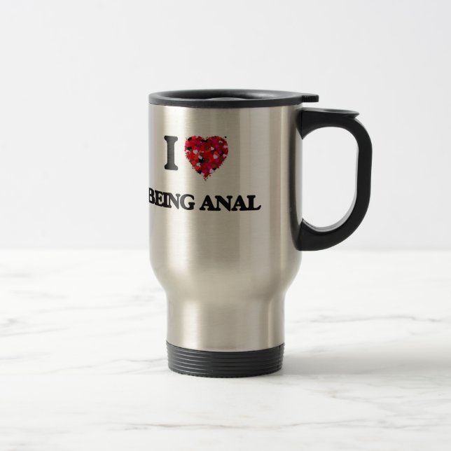 Mug De Voyage J'aime être anal (Droit)