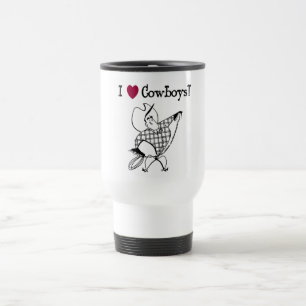 Mug De Voyage J'aime les cowboys