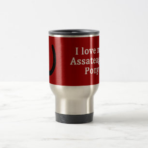 Mug De Voyage J'Aime Mon Assateague Pony