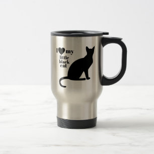 Mug De Voyage J'aime mon petit chat noir