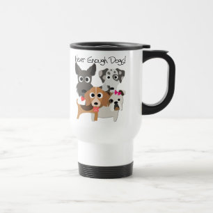 Mug De Voyage Jamais Assez De Chiens