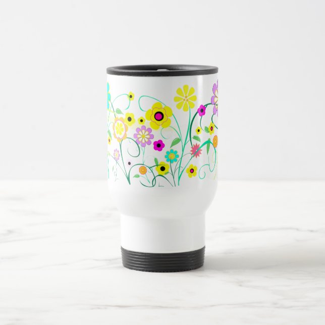 Mug De Voyage Jardin blanc (Centre)