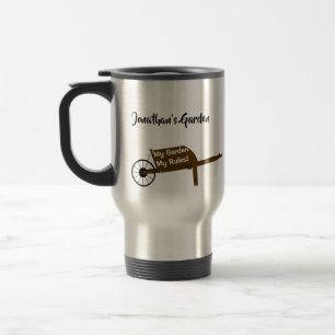 Mug De Voyage Jardin jardinier Jardin Paysage de la brouette