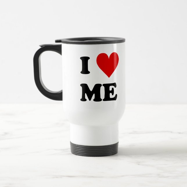 Mug De Voyage Je m'aime coeur (Gauche)
