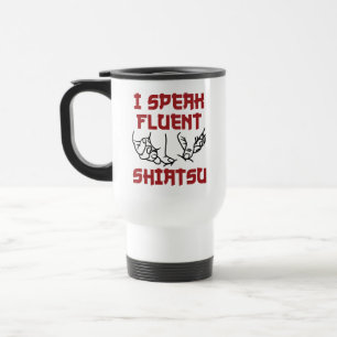 Mug De Voyage Je parle couramment Shiatsu Masseuse LMT