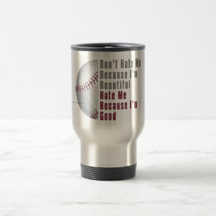 Mug De Voyage Je Suis Beau Je Suis Bon Baseball