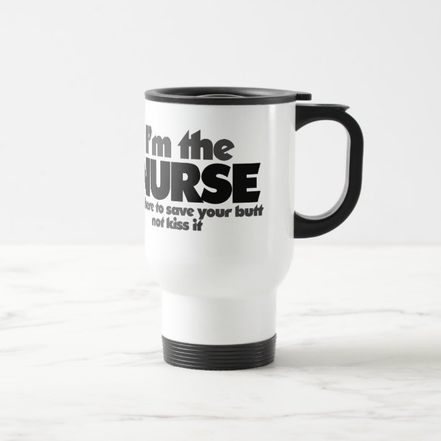 Mug De Voyage Je suis l'infirmière (Droite)
