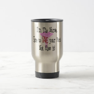 Mug De Voyage Je suis l'infirmière, sauver ici votre bout