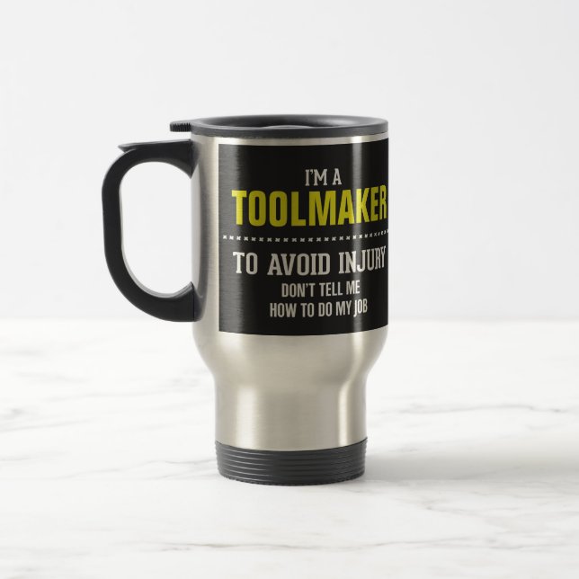 Mug De Voyage Je suis un fabricant d'outils (Gauche)