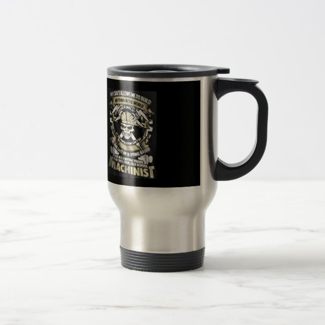 Mug De Voyage Je suis un machiniste (Droit)