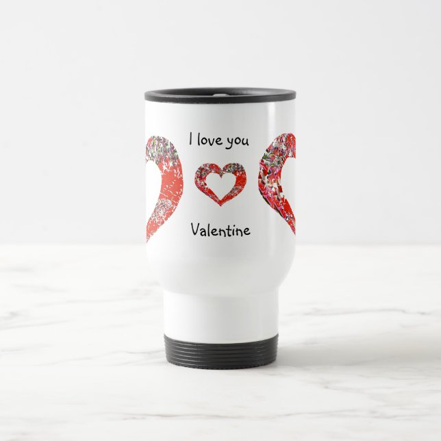 Mug De Voyage Je t'aime Valentine (Centre)