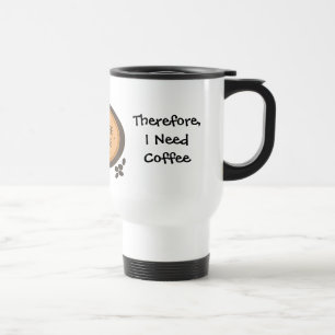 Mug De Voyage J'enseigne des citations humoristiques sur le café