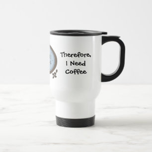 Mug De Voyage J'enseigne des citations humoristiques sur le café