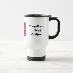 Mug De Voyage J'enseigne des citations humoristiques sur le café