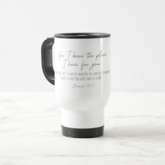 Mug De Voyage Jérémie 29:11 Grand Sac fourre-tout