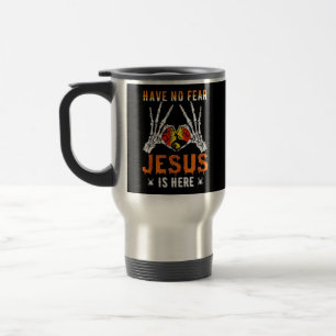Mug De Voyage Jésus Est Coeur Squelette Main